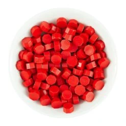 Vibrant Red Wax Beads From The Sealed 3D Christmas Collection
