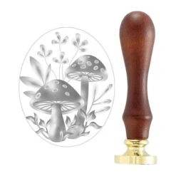Forest Mushrooms Wax Seal Stamp From The Sealed 3D Botanical Collection 15 Forest Mushrooms Wax Seal Stamp From The Sealed 3D Botanical Collection -Woodland Scenics Shop WS3D 001 Sealed 3D Botanicals Forest Mushrooms Color