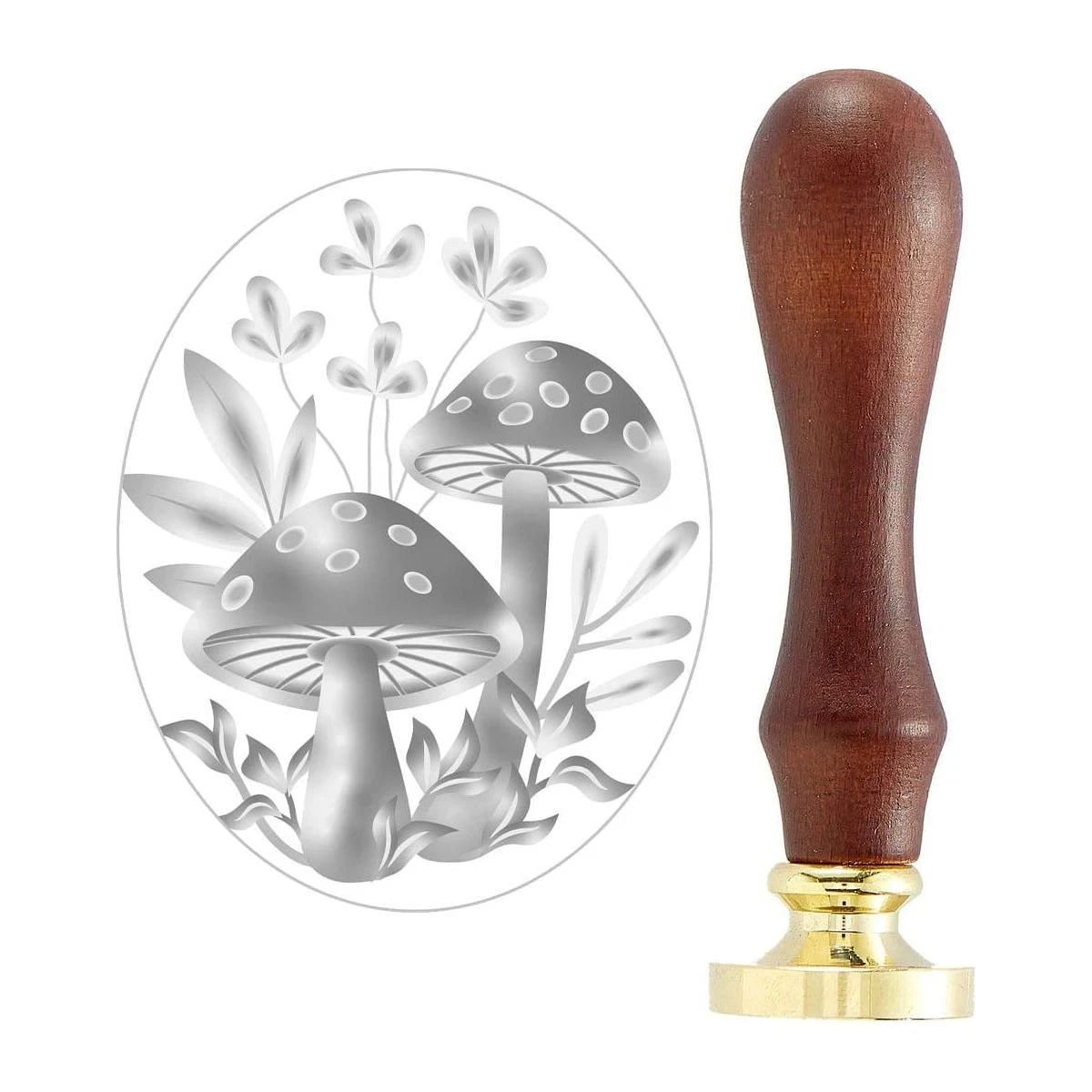 Forest Mushrooms Wax Seal Stamp From The Sealed 3D Botanical Collection 7 Forest Mushrooms Wax Seal Stamp From The Sealed 3D Botanical Collection - Image 7