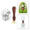 Forest Mushrooms Wax Seal Stamp From The Sealed 3D Botanical Collection