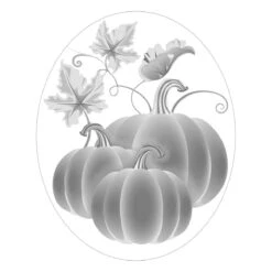 Pumpkin Trio 3D Wax Seal Stamp From The Falling Leaves Collection -Woodland Scenics Shop WS3D 010 Falling Leaves Pumpkin Trio Color