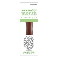 Lush Leaf -Wax Seal Of The Month (Seal Stamp Only) 20 Lush Leaf -Wax Seal Of The Month (Seal Stamp Only) -Woodland Scenics Shop WSOM FEB25 Product 1200x1200 Pac
