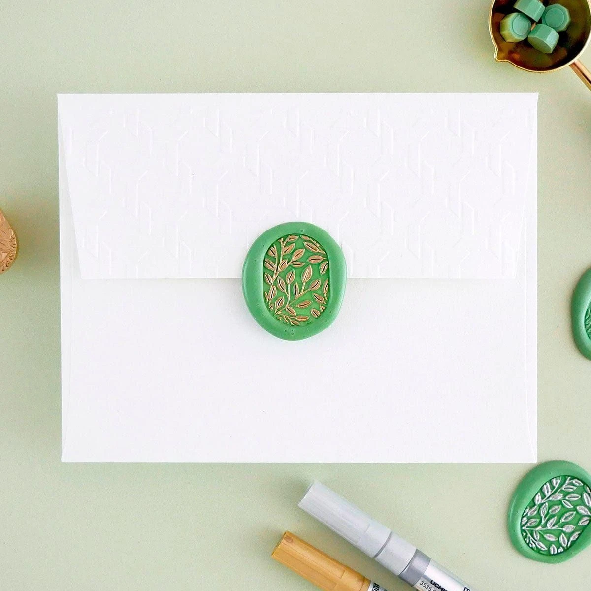 Lush Leaf -Wax Seal Of The Month (Seal Stamp Only) 7 Lush Leaf -Wax Seal Of The Month (Seal Stamp Only) - Image 7