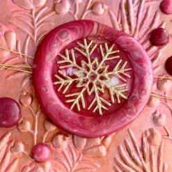 Joyful Snowflake - Wax Seal Of The Month (Seal Stamp Only) 8 Joyful Snowflake - Wax Seal Of The Month (Seal Stamp Only) -Woodland Scenics Shop WSOM JUL24 Product 1200x1200 Project 5