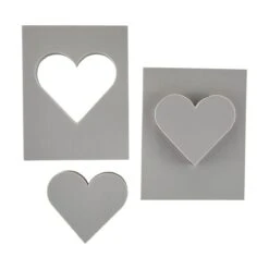 Ranger Heart Cut Stamping Foam Simon Hurley Create. 4 Pc.