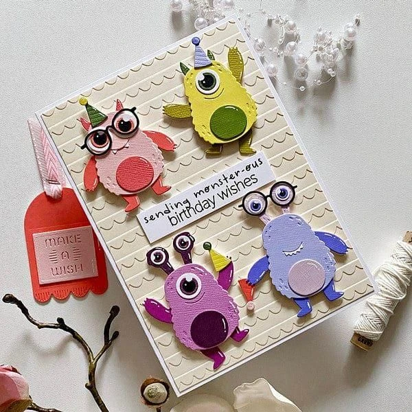 Smart Glasses Etched Dies From The Monster Birthday Collection 2 Smart Glasses Etched Dies From The Monster Birthday Collection - Image 2