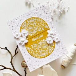 Essential Stylish Ovals Etched Dies From The Stylish Ovals Collection -Woodland Scenics Shop ZsokaMarko StylishOvals Card4