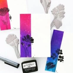 October Cosmos Press Plates From The Florals Through The Year Collection -Woodland Scenics Shop carly tee minner 2024 florals through the year 01