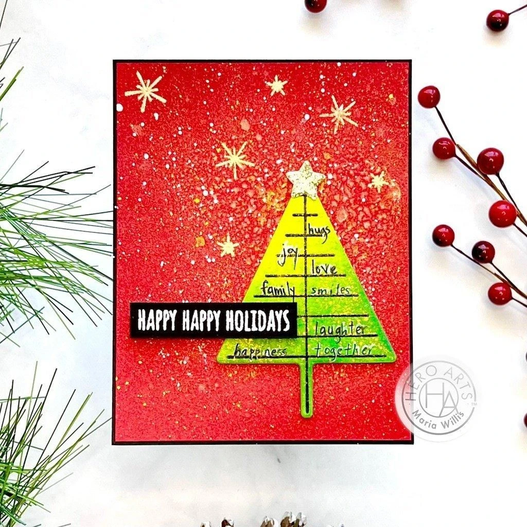 Hero Arts Graphic Lines Holiday Clear Stamp Set 2 Hero Arts Graphic Lines Holiday Clear Stamp Set - Image 2