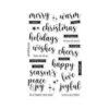 Hero Arts Joyful Christmas Messages Clear Stamp Set