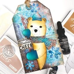 Hero Arts Peeking Winter Bear Fancy Die Set (C) -Woodland Scenics Shop df211 peeking winter bear fancy die c 486779