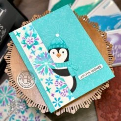 Hero ArtsPeeking Penguin Fancy Die Set (B) -Woodland Scenics Shop df212 peeking penguin fancy die b 956715
