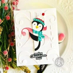 Hero ArtsPeeking Penguin Fancy Die Set (B) -Woodland Scenics Shop df212 peeking penguin fancy die b 970578