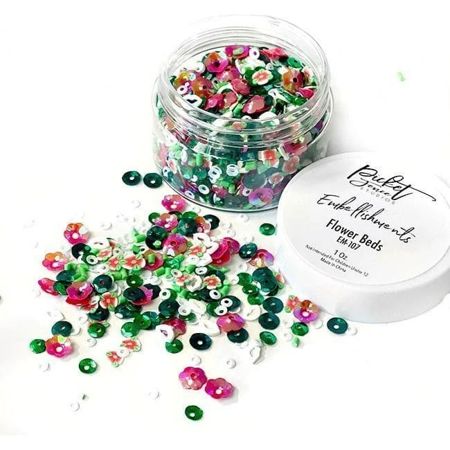 Picket Fence Studios - Flower Beds Embellishments 1 Picket Fence Studios - Flower Beds Embellishments