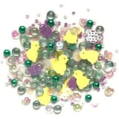 Buttons Galore & More Happy Easter Sparkletz Embellishments