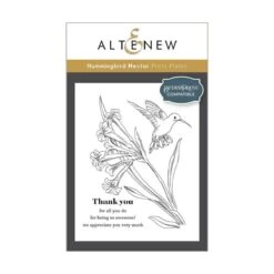 Altenew - Hummingbird Nectar Press Plate