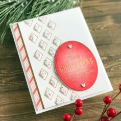 Essential Christmas Greetings Glimmer Hot Foil Plate From The Christmas Traditions Collection 12 Essential Christmas Greetings Glimmer Hot Foil Plate From The Christmas Traditions Collection -Woodland Scenics Shop image 64834414 88656.1648586392.1280.1280