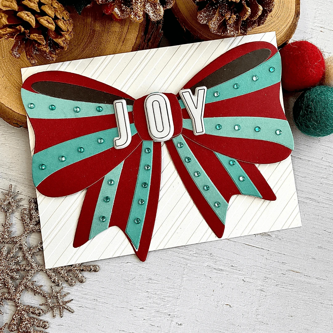 Peppermint Stripes Embossing Folder From The Merry & Bright Collection 4 Peppermint Stripes Embossing Folder From The Merry & Bright Collection - Image 4