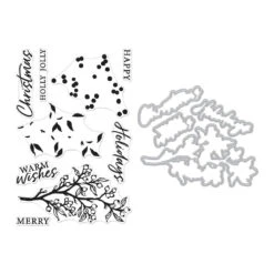 Hero Arts Color Layering Holly Branch Bundle (C)