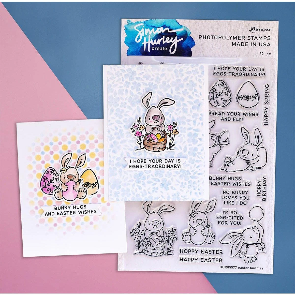 Easter Bunnies Stamp And Die Bundle By Simon Hurley 2 Easter Bunnies Stamp And Die Bundle By Simon Hurley - Image 2