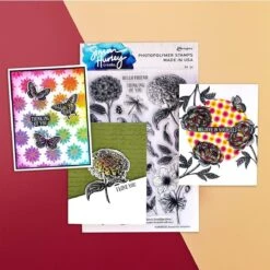 Beautiful Blooms Stamp And Die Bundle By Simon Hurley -Woodland Scenics Shop simonhurley inbloom handwritten beautifulblooms