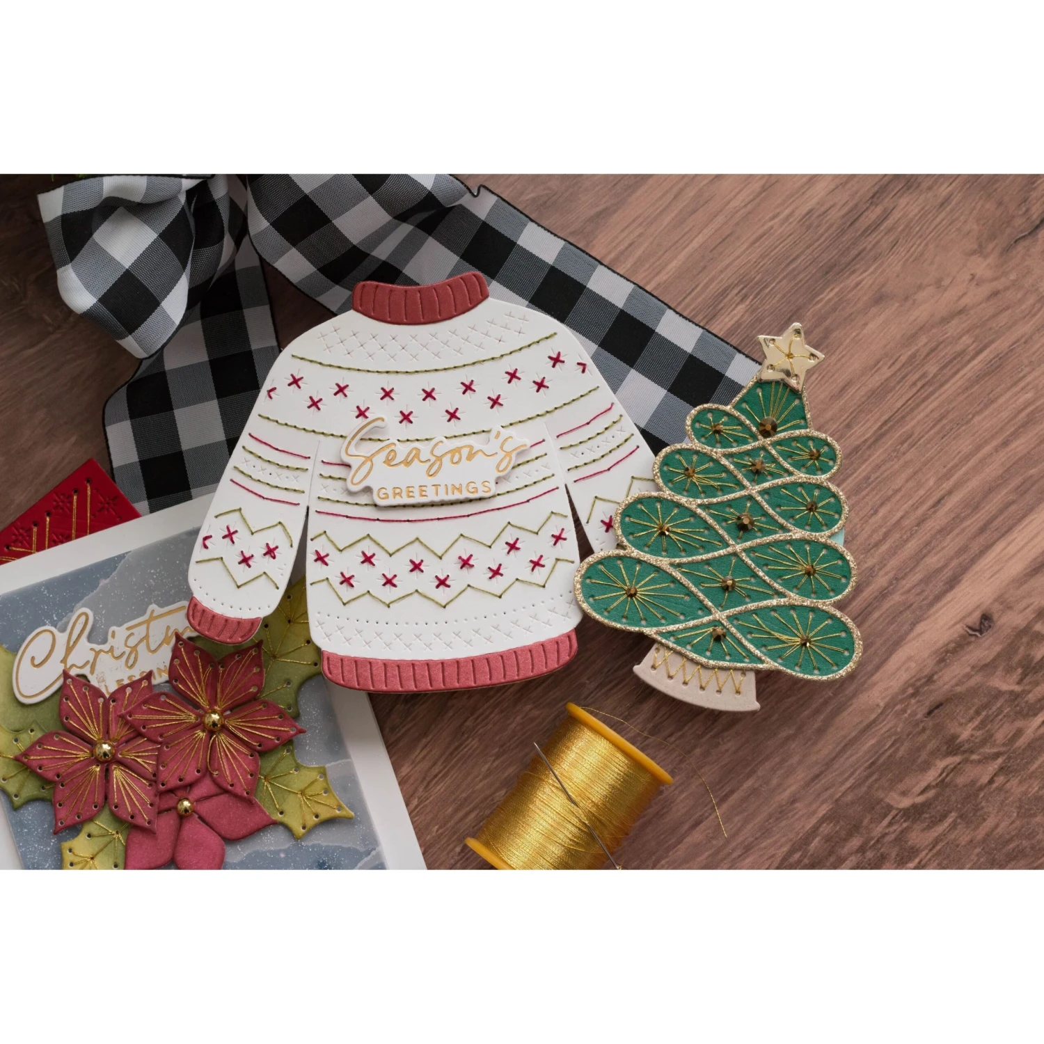 Stitched Christmas Sweater Etched Dies From The Stitched For Christmas Collection 10 Stitched Christmas Sweater Etched Dies From The Stitched For Christmas Collection - Image 10