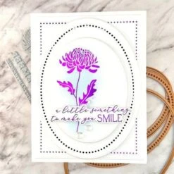 November Chrysanthemum Press Plates From The Florals Through The Year Collection -Woodland Scenics Shop sq gift01