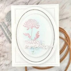 November Chrysanthemum Press Plates From The Florals Through The Year Collection -Woodland Scenics Shop sq thanks01