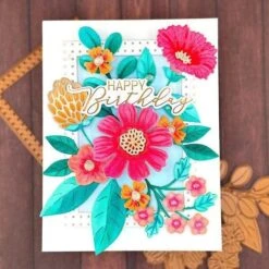 Vivid Blooms Etched Dies From The Vivid Expressions Collection -Woodland Scenics Shop sq vivid01Bare