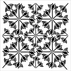 The Crafters Workshop - Garden Tile Stencil 6 X 6" 5 The Crafters Workshop - Garden Tile Stencil 6 X 6" -Woodland Scenics Shop tcw943 garden tile 1