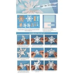 Pop-Up Snowflake Etched Dies From The Bibi's Snowflakes Collection By Bibi Cameron -Woodland Scenics Shop thumbnail Bibi sPop upSnowflakeStepbyStepFINAL compressed1024 1