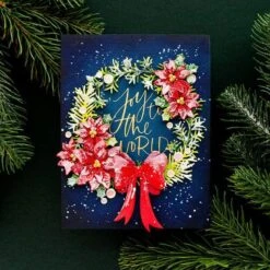 Christmas Wreath Add-Ons Etched Dies From The Beautiful Wreaths Collection By Suzanne Hue -Woodland Scenics Shop yana smakua 2023 Spellbinders Beatiful Wreaths 2sq