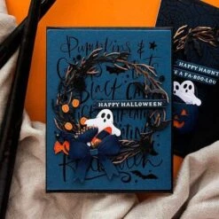 Halloween Wreath Add-Ons Etched Dies From The Beautiful Wreaths Collection By Suzanne Hue -Woodland Scenics Shop yana smakua 2023 Spellbinders Beatiful Wreaths 4sq