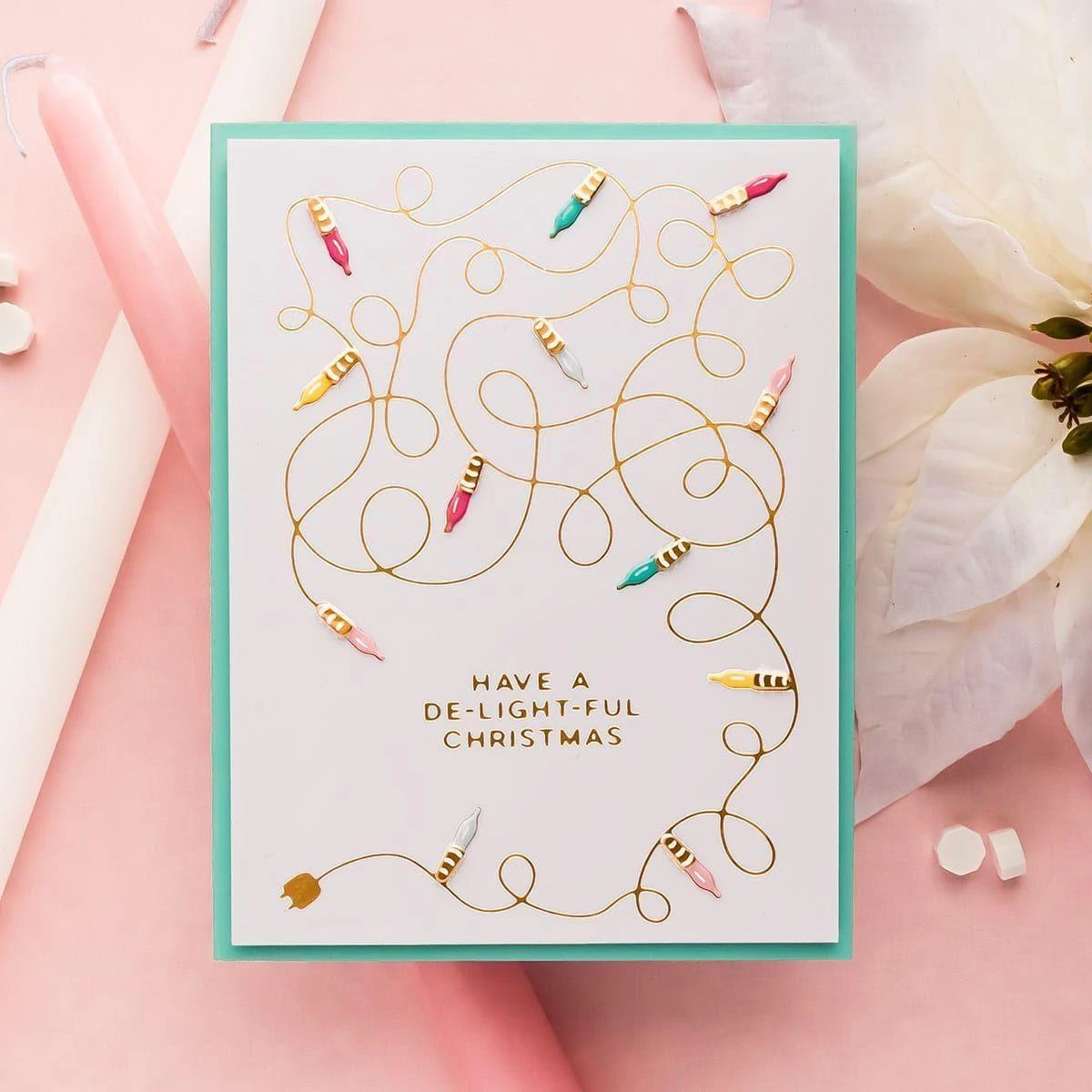 A Merry Little Christmas Sentiments Glimmer Hot Foil Plate & Die Set From The De-Light-Ful Christmas Collection By Yana Smakula 4 A Merry Little Christmas Sentiments Glimmer Hot Foil Plate & Die Set From The De-Light-Ful Christmas Collection By Yana Smakula - Image 4