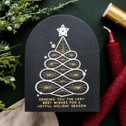 Stitched Christmas Tree Etched Dies From The Stitched For Christmas Collection -Woodland Scenics Shop yana smakula 2023 Spellbinders Stitched for Christmas Stitched Christmas Tree 1sq