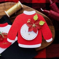 Stitched Christmas Sweater Etched Dies From The Stitched For Christmas Collection 32 Stitched Christmas Sweater Etched Dies From The Stitched For Christmas Collection -Woodland Scenics Shop yana smakula 2023 Spellbinders Stitched for Christmas Stitched Christmas Tree 3sq