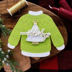 Stitched Christmas Sweater Etched Dies From The Stitched For Christmas Collection 33 Stitched Christmas Sweater Etched Dies From The Stitched For Christmas Collection -Woodland Scenics Shop yana smakula 2023 Spellbinders Stitched for Christmas Stitched Christmas Tree 4sq