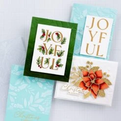 Joyful Glimmer Hot Foil Plate From The De-Light-Ful Christmas Collection By Yana Smakula -Woodland Scenics Shop yana smakula 2023 Spellbinders Yana s De Light Ful Christmas Card 5sq