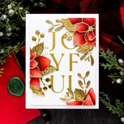 Joyful Glimmer Hot Foil Plate From The De-Light-Ful Christmas Collection By Yana Smakula -Woodland Scenics Shop yana smakula 2023 Spellbinders Yana s De Light Ful Christmas Card GLP 390 Joyful Glimmer S4 iOUa