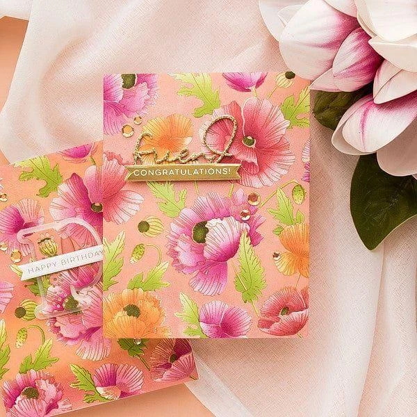 Poppy Background Press Plate From The Yana's Poppies Collection By Yana Smakula 2 Poppy Background Press Plate From The Yana's Poppies Collection By Yana Smakula - Image 2