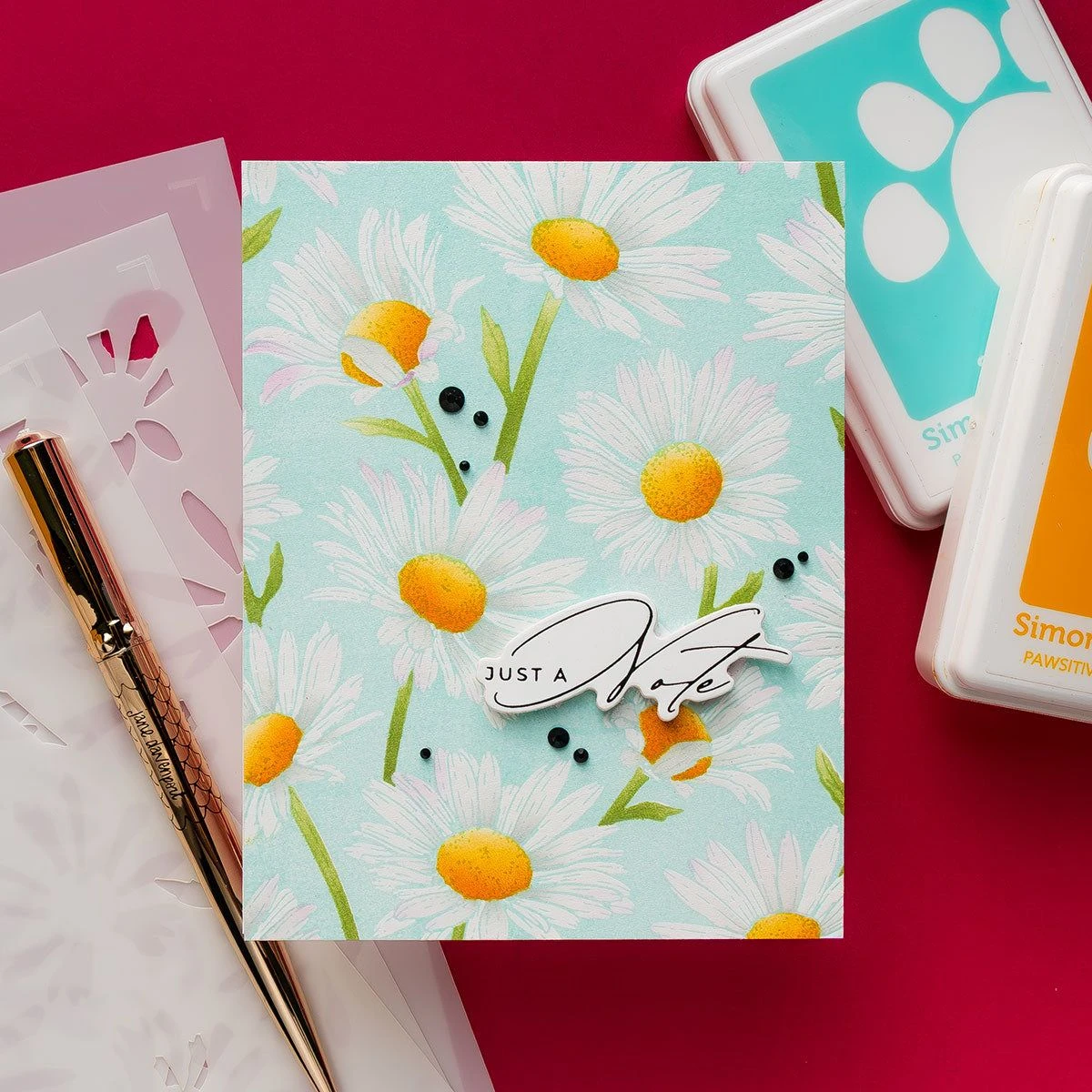 Daisy Shower BetterPress And Stencil Bundle From The Yana's Daisies Collection By Yana Smakula 10 Daisy Shower BetterPress And Stencil Bundle From The Yana's Daisies Collection By Yana Smakula - Image 10